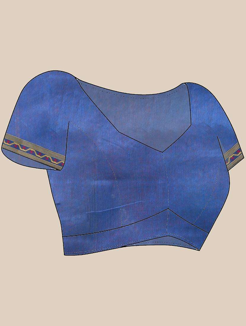 women self design handloom saree with blouse - 22042844 -  Standard Image - 3