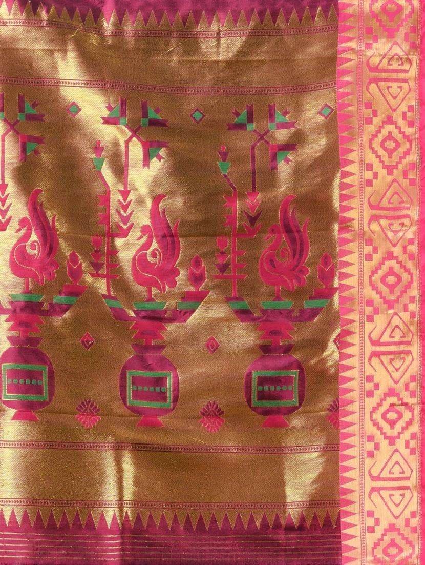 women self design paithani saree with blouse - 22042847 -  Standard Image - 3