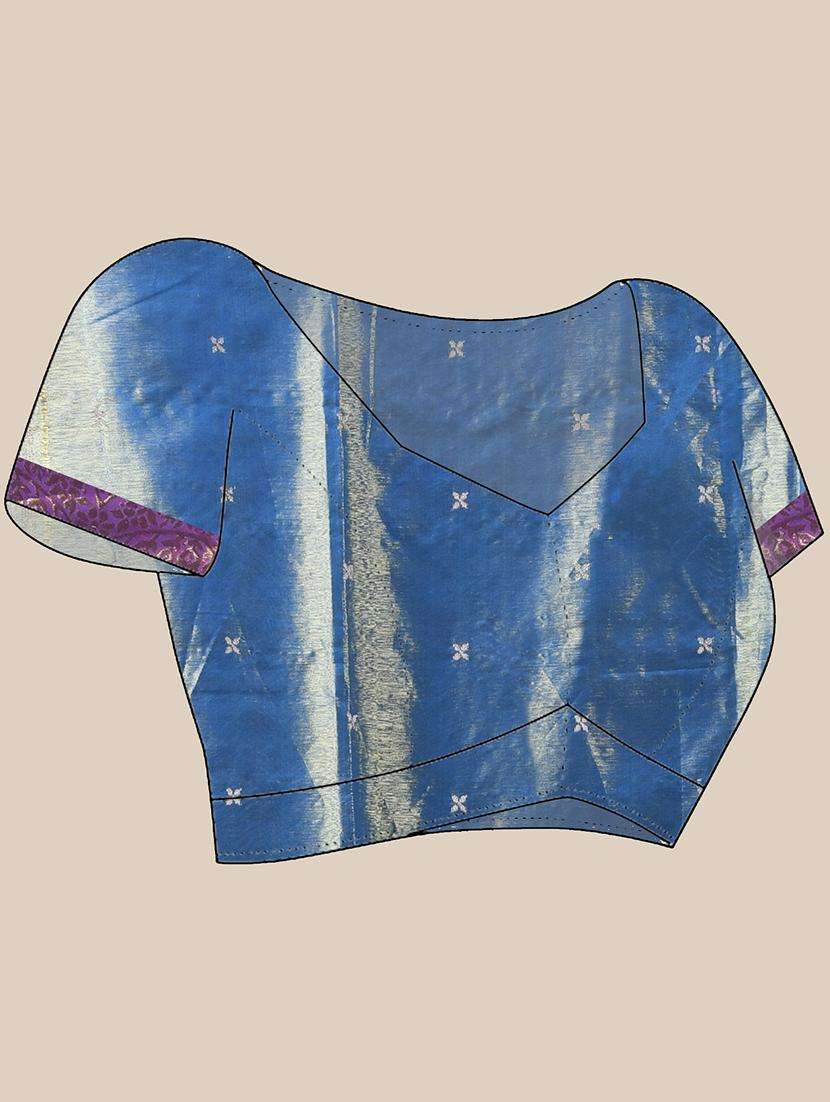 women self design bordered saree with blouse - 22042849 -  Standard Image - 3