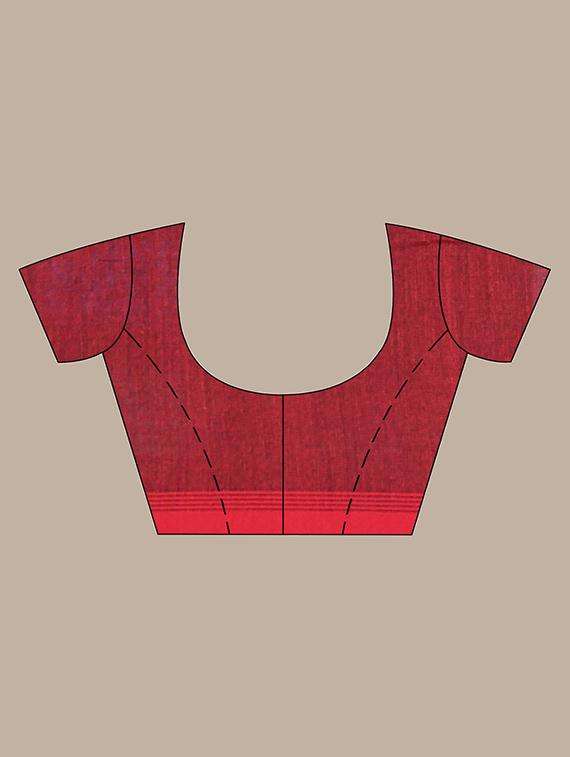 women self design handloom saree with blouse - 22042860 -  Standard Image - 3