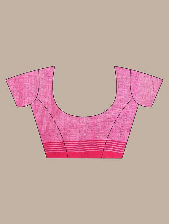 women self design handloom saree with blouse - 22042861 -  Standard Image - 3