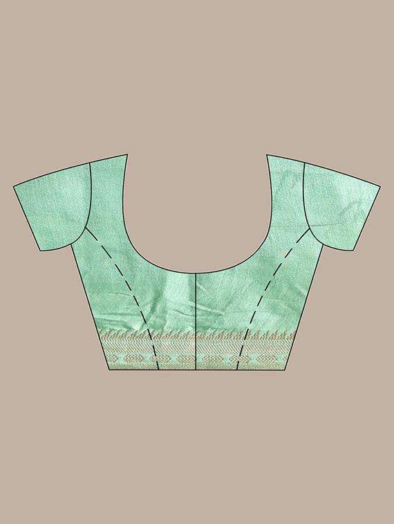 women printed bordered saree with blouse - 22042870 -  Standard Image - 3