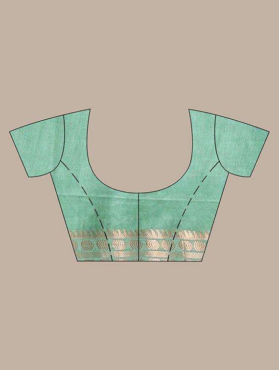 women printed bordered saree with blouse - 22042881 - Standard Image - 3