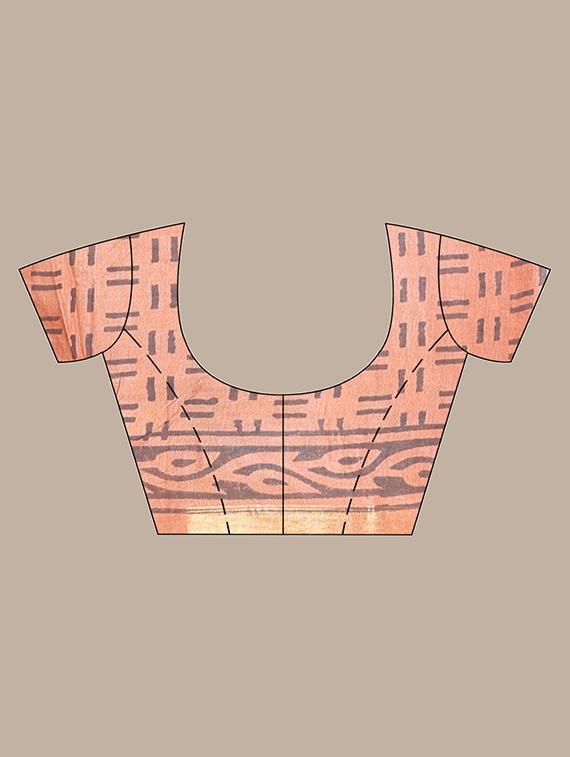 women printed casual wear saree with blouse - 22042883 - Standard Image - 3