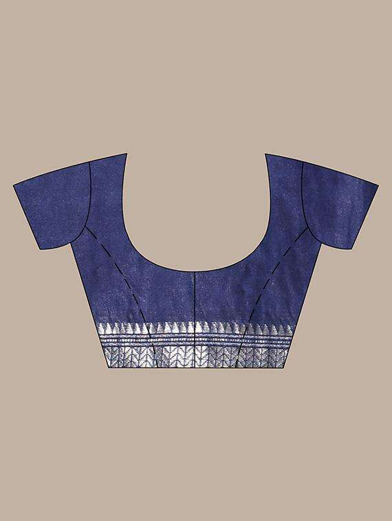 women printed bordered saree with blouse - 22042886 -  Standard Image - 3