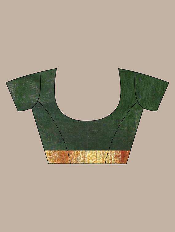 women self design handloom saree with blouse - 22042897 - Standard Image - 3