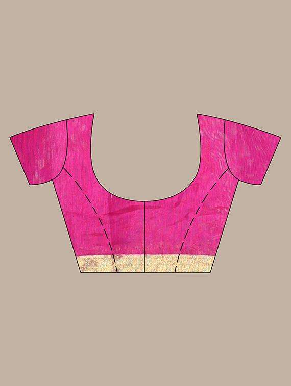 women self design handloom saree with blouse - 22042901 -  Standard Image - 3