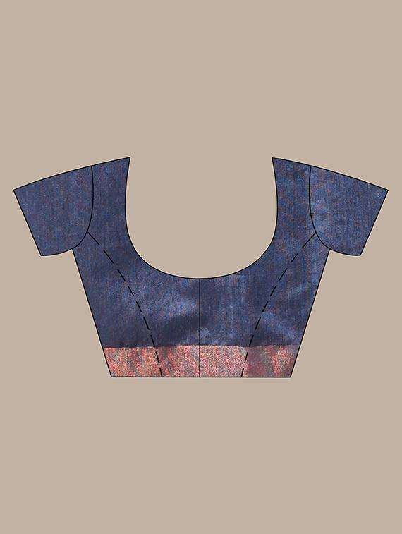 women self design chanderi saree with blouse - 22042906 -  Standard Image - 3