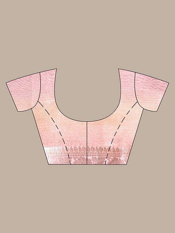 women solid with bordered saree with blouse - 22042920 -  Standard Image - 3