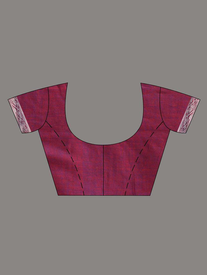 women self design handloom saree with blouse - 22042928 -  Standard Image - 3