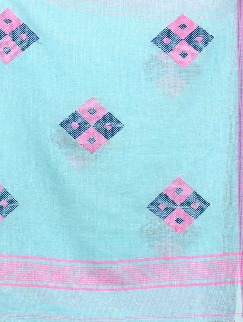 women self design handloom saree with blouse - 22042932 -  Standard Image - 3