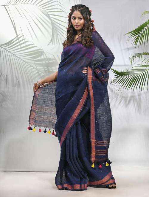 women self design handloom saree with blouse - 22042933 -  Standard Image - 0