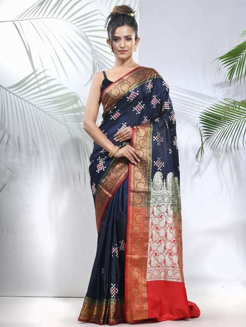 women self design banarasi saree with blouse - 22042944 -  Standard Image - 0