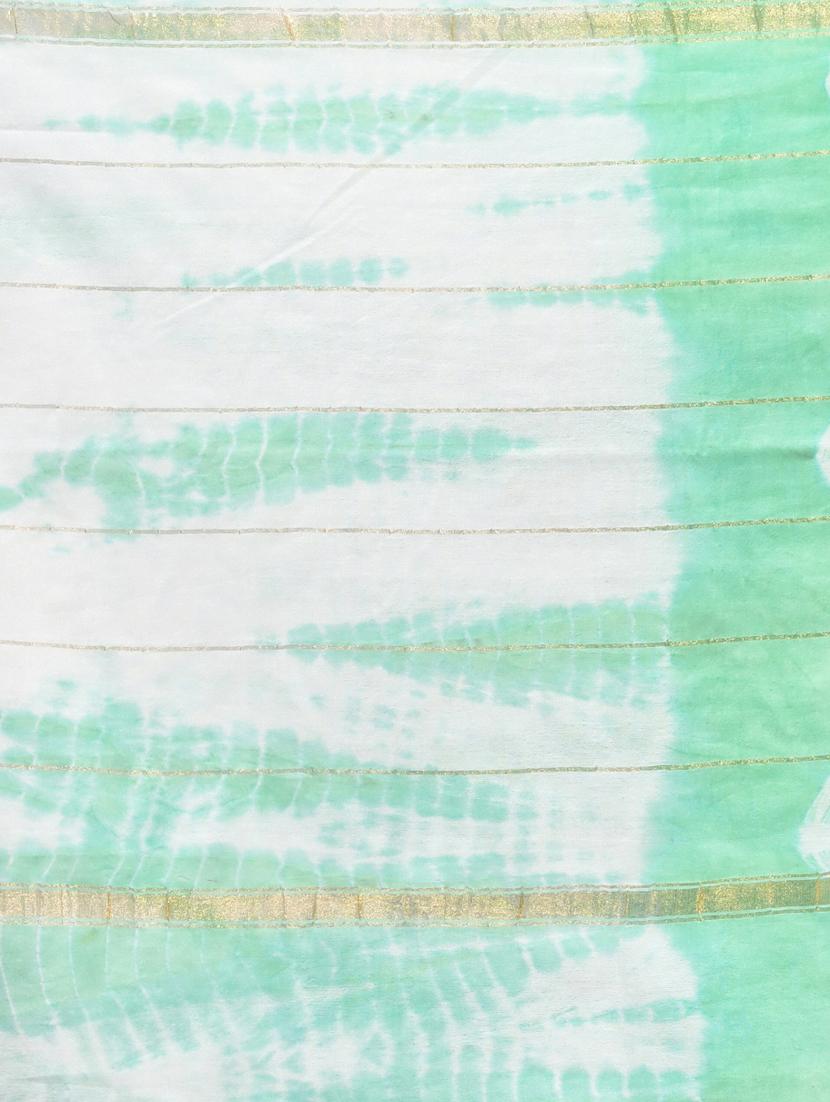 women shibori printed saree with blouse - 22042952 - Standard Image - 3