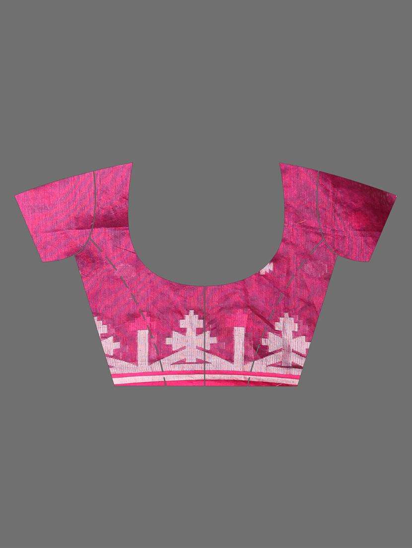 women self design handloom saree with blouse - 22042960 -  Standard Image - 3