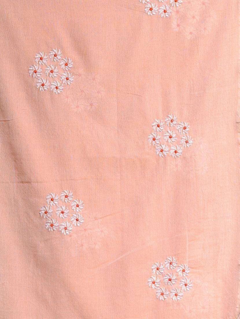 women solid with work embroidered saree with blouse - 22042975 -  Standard Image - 3