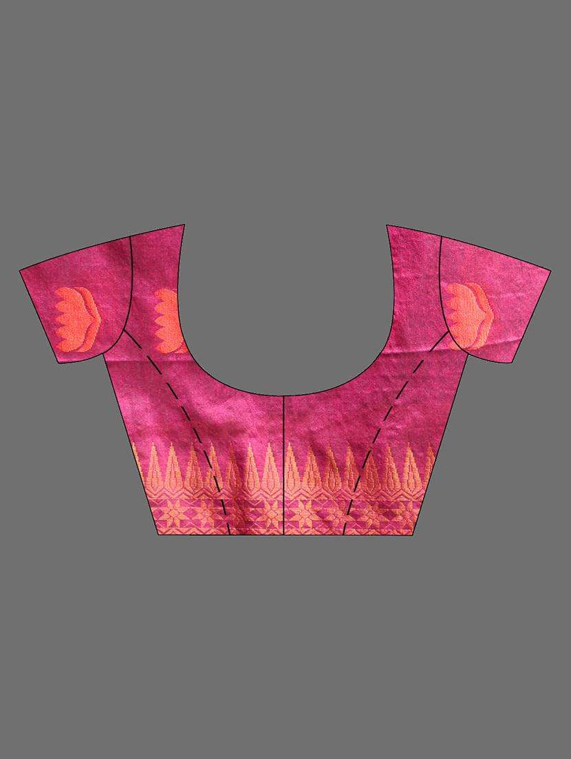 women self design bordered saree with blouse - 22042980 -  Standard Image - 3