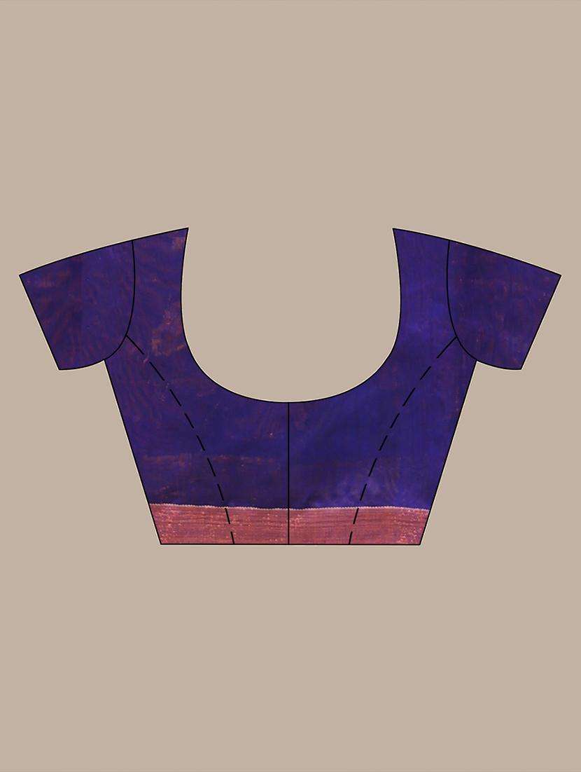 women self design handloom saree with blouse - 22043001 -  Standard Image - 3