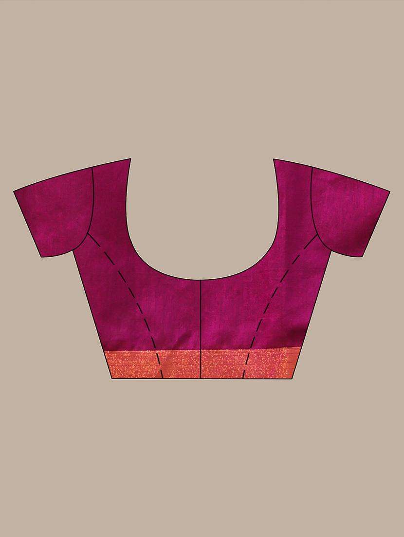 women self design handloom saree with blouse - 22043005 -  Standard Image - 3