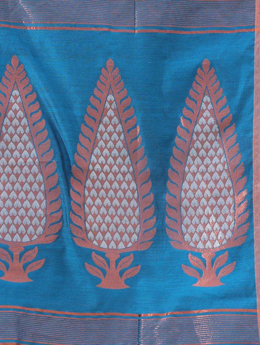 women self design handloom saree with blouse - 22043006 -  Standard Image - 3