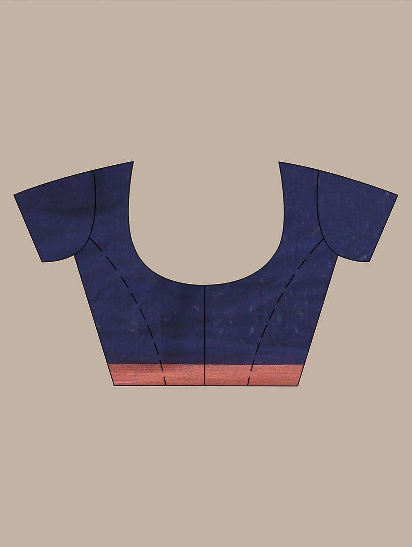 women self design handloom saree with blouse - 22043007 -  Standard Image - 3