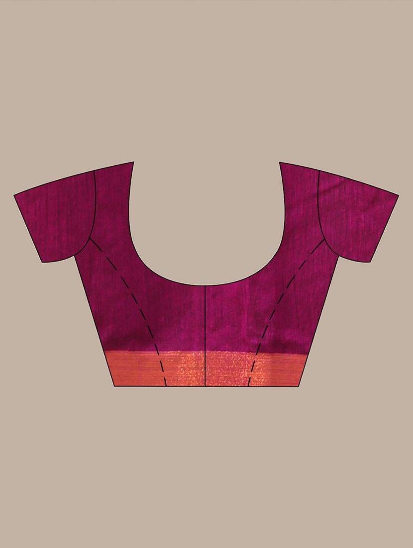 women self design handloom saree with blouse - 22043012 -  Standard Image - 3