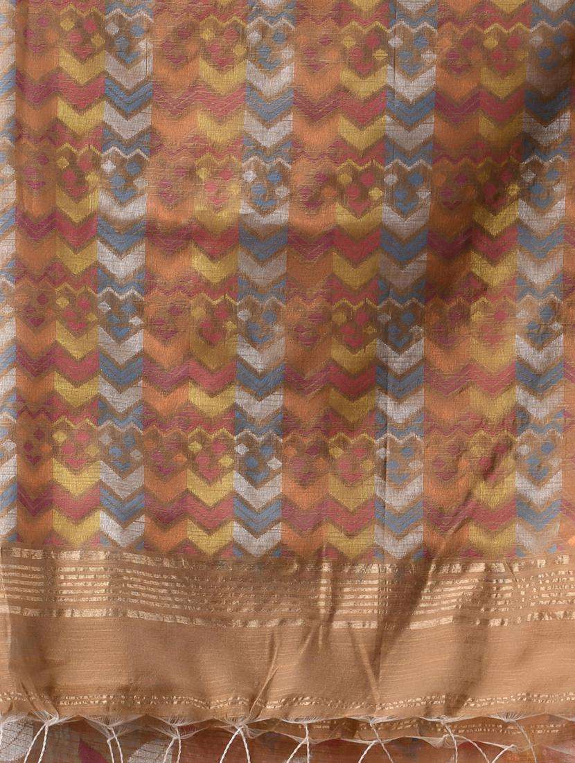 women self design handloom saree with blouse - 22043032 -  Standard Image - 3
