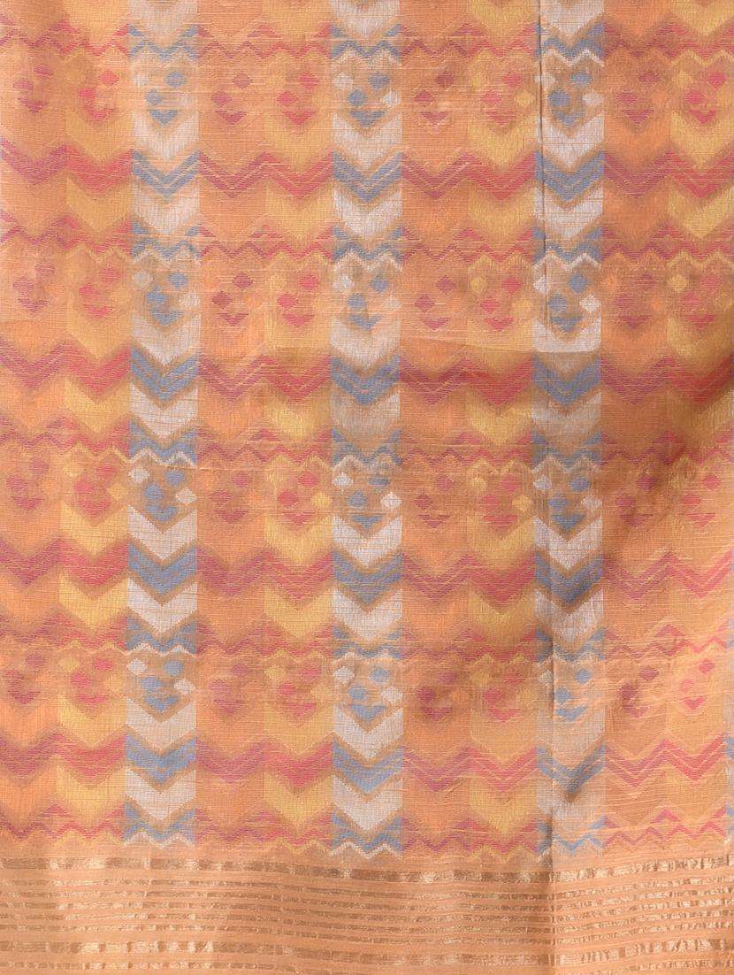 women self design handloom saree with blouse - 22043034 -  Standard Image - 3