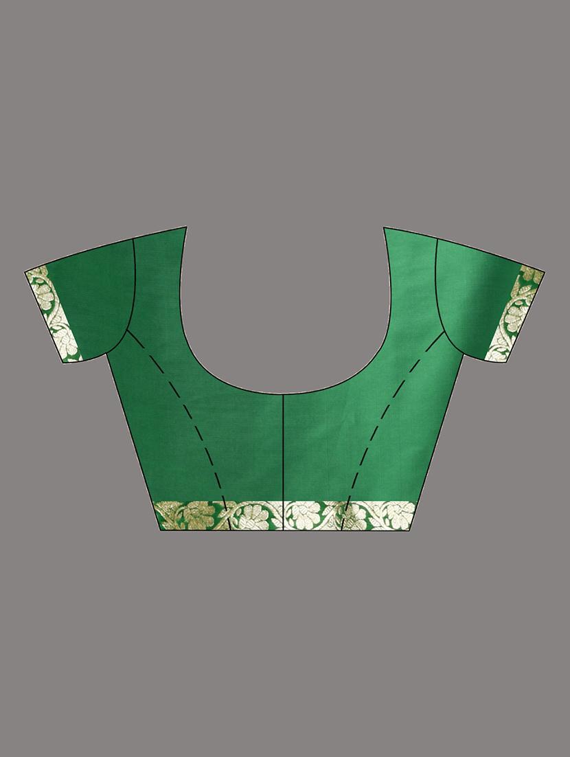 women self design banarasi saree with blouse - 22043057 - Standard Image - 3