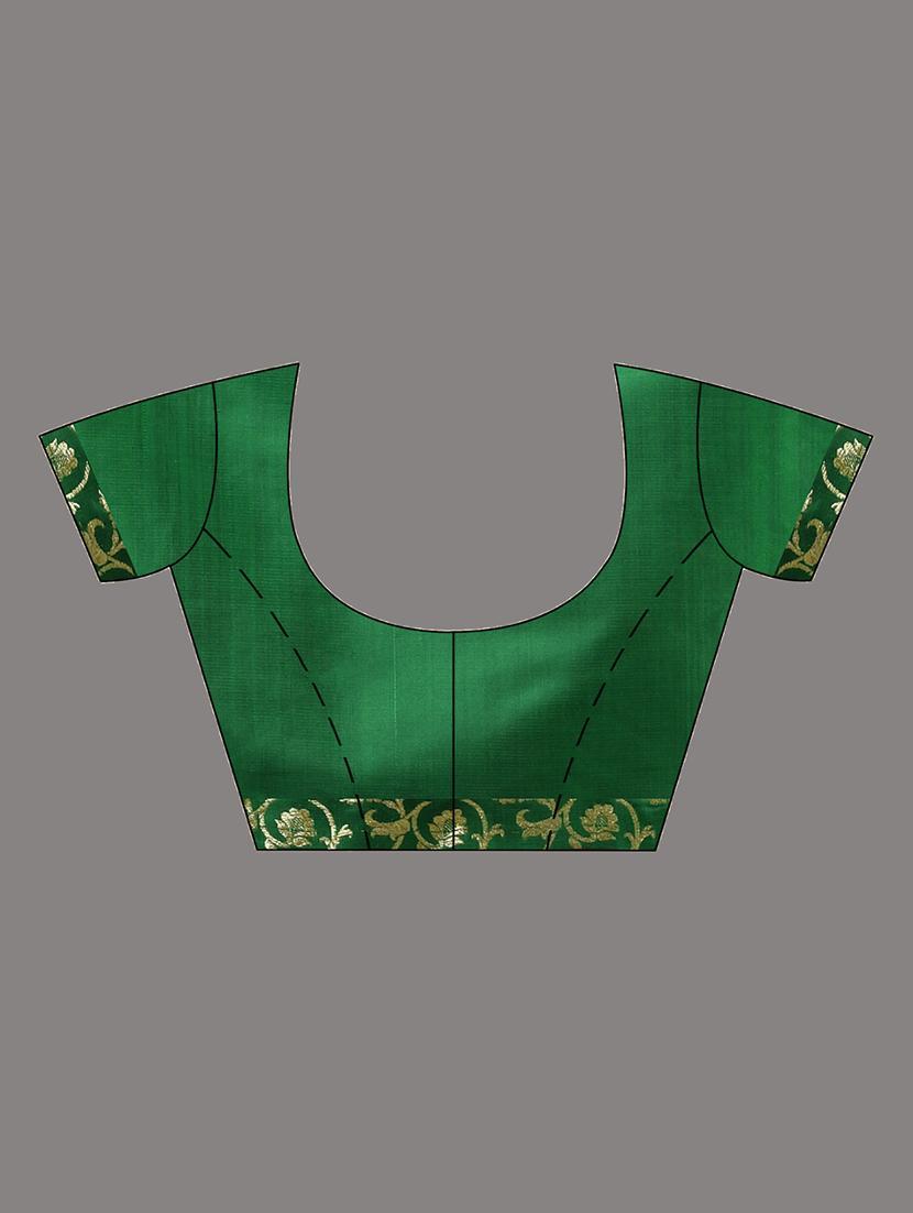 women self design banarasi saree with blouse - 22043067 - Standard Image - 3