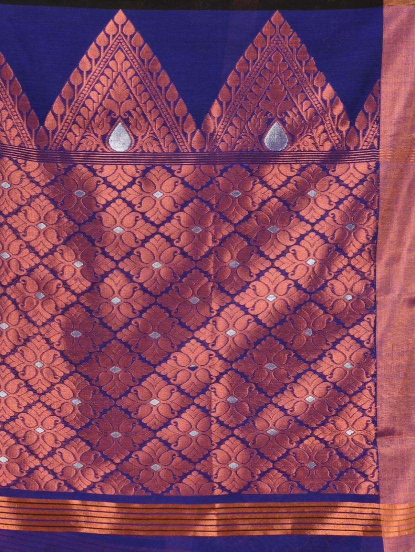 women self design handloom saree with blouse - 22043086 -  Standard Image - 3