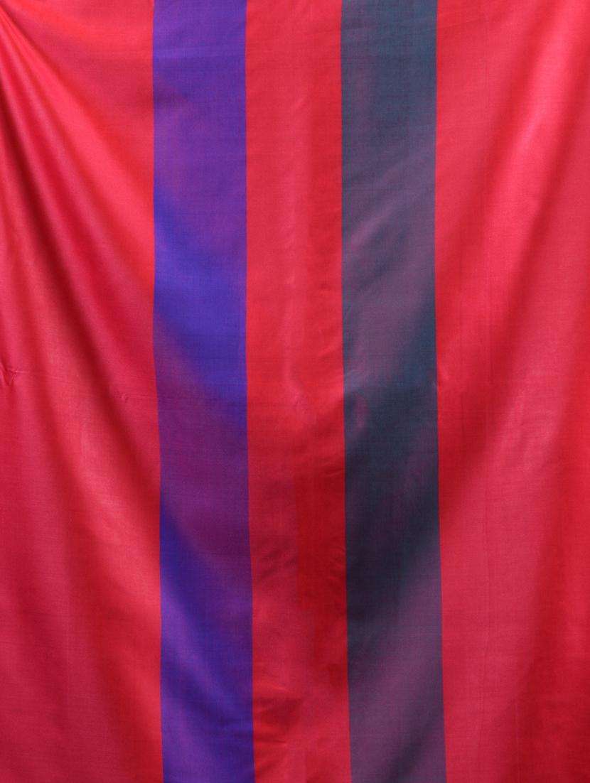 women solid with bordered saree with blouse - 22043094 -  Standard Image - 3