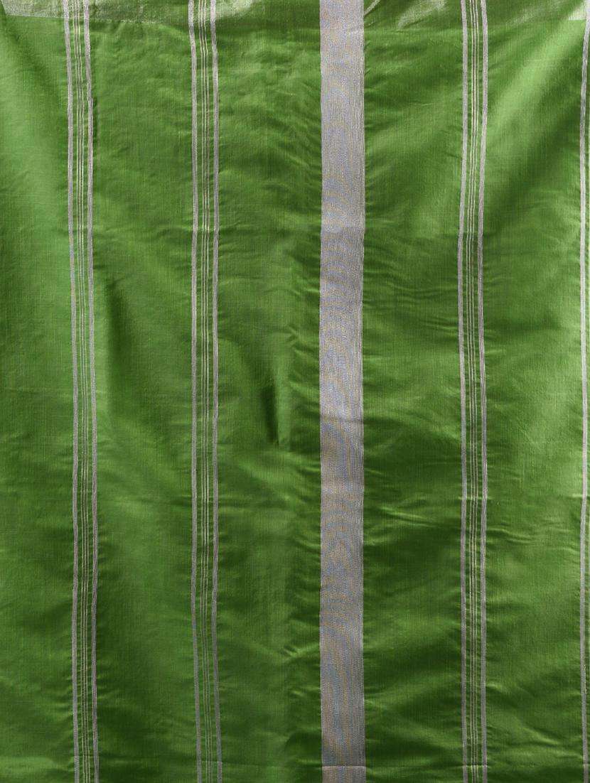 women solid handloom saree with blouse - 22043103 -  Standard Image - 3