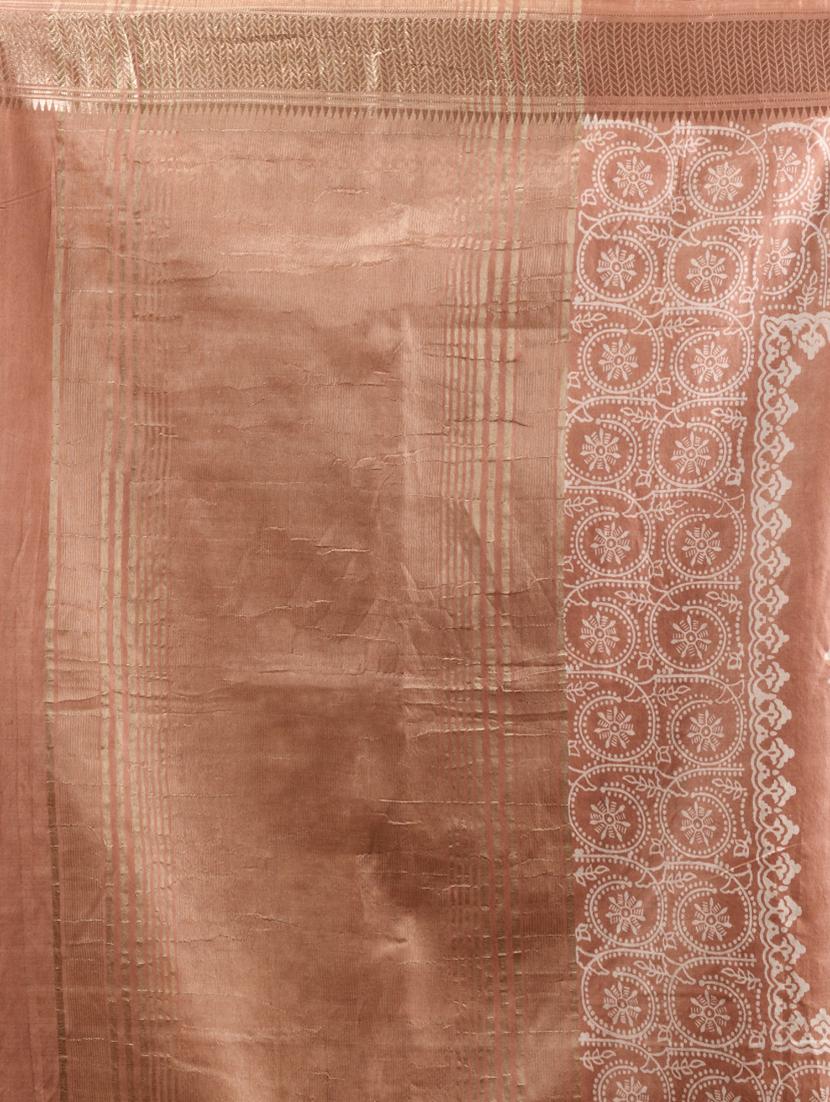 women printed bordered saree with blouse - 22043109 - Standard Image - 3