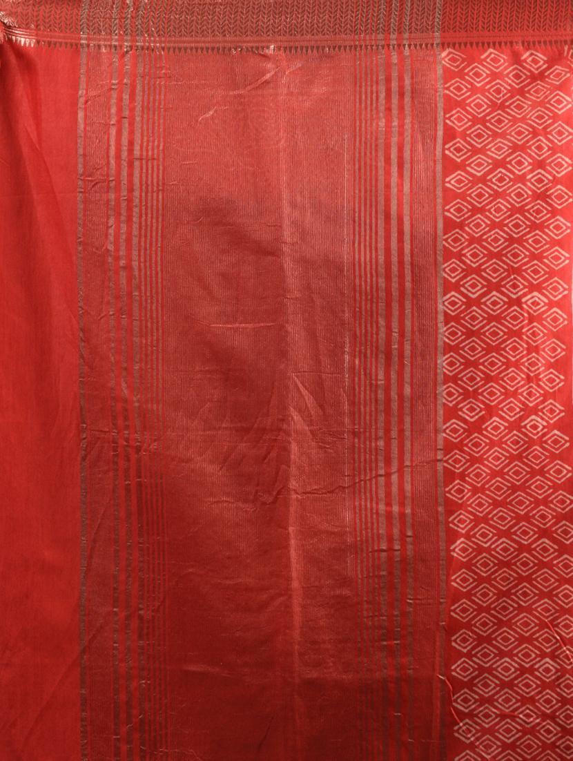 women printed bordered saree with blouse - 22043113 - Standard Image - 3