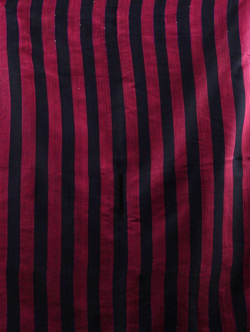 women solid handloom saree with blouse - 22043138 -  Standard Image - 3