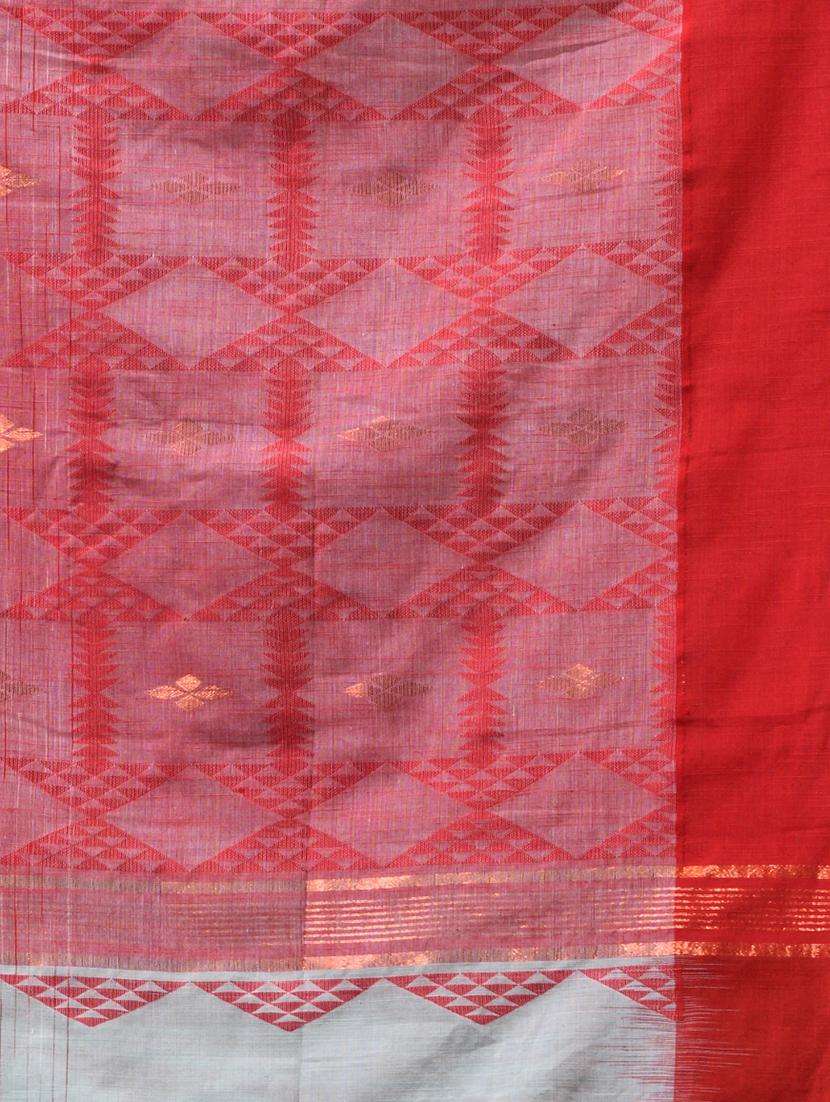 women self design handloom saree with blouse - 22043164 -  Standard Image - 3