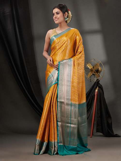 women self design bordered saree with blouse - 22043188 -  Standard Image - 0