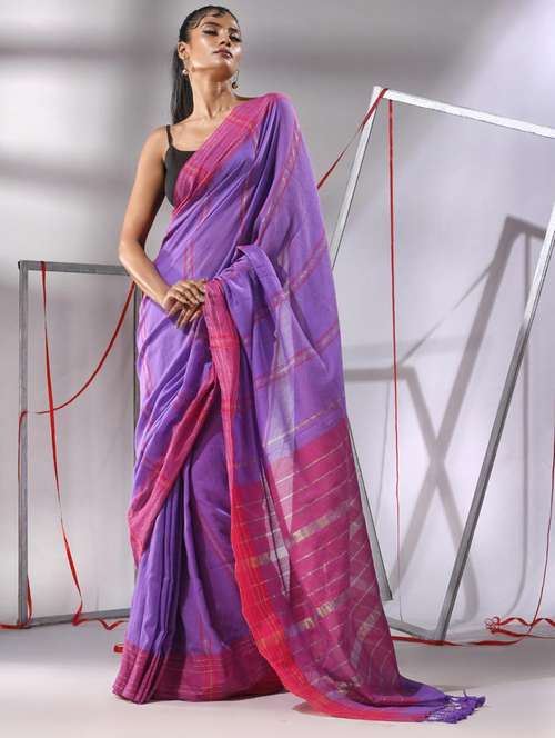 women self design handloom saree with blouse - 22043267 -  Standard Image - 0