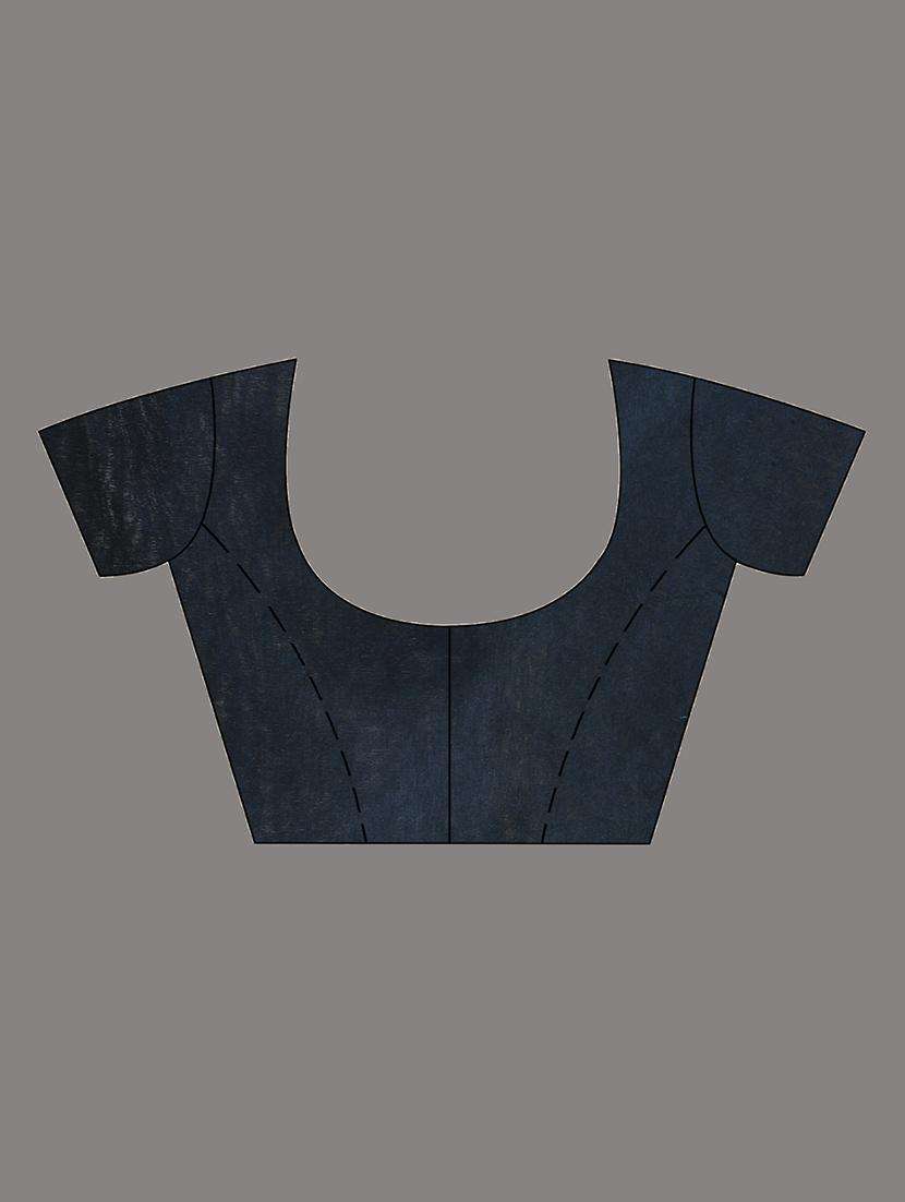 women color block handloom saree with blouse - 22043324 -  Standard Image - 3