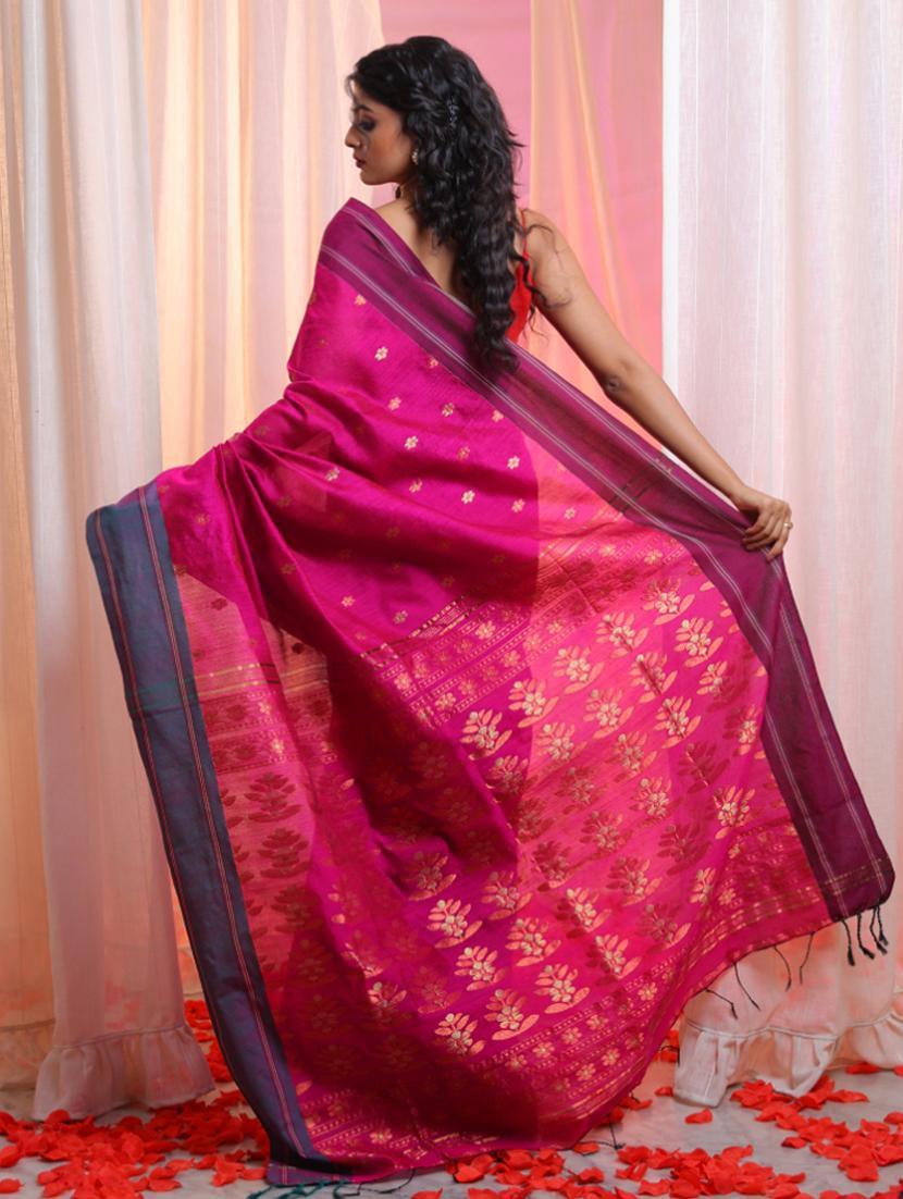 women self design southern silk saree with blouse - 22043399 - Standard Image - 3