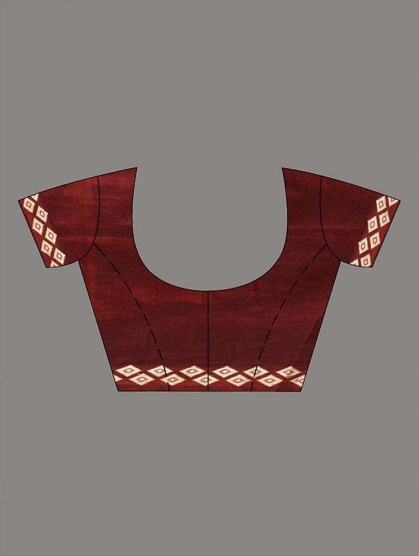 women self design handloom saree with blouse - 22043429 -  Standard Image - 3