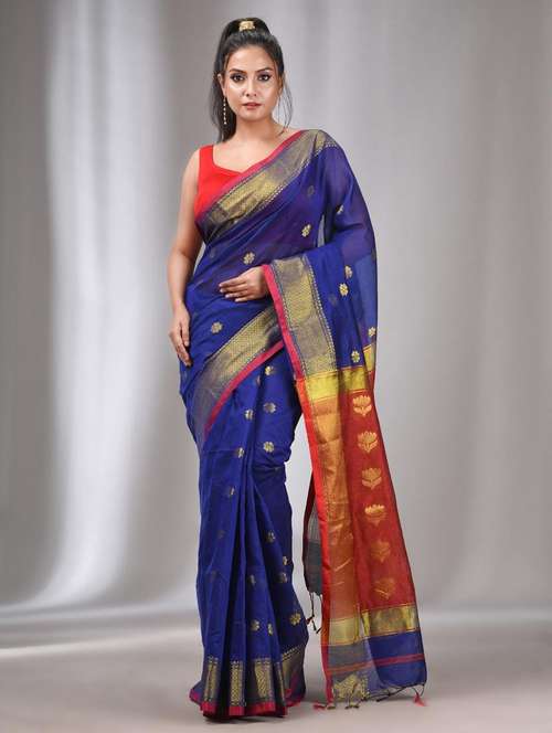 women self design southern silk saree with blouse - 22043431 -  Standard Image - 0