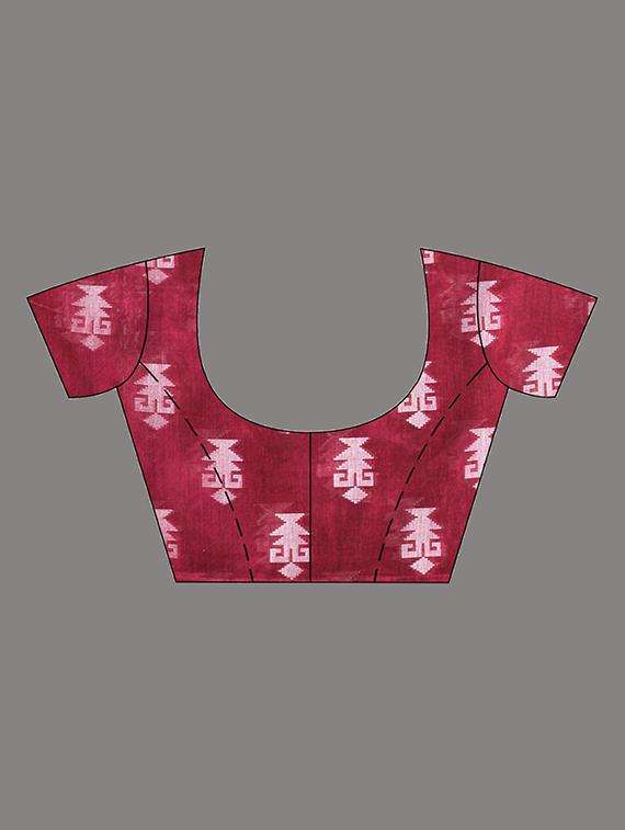 women self design handloom saree with blouse - 22043495 -  Standard Image - 3