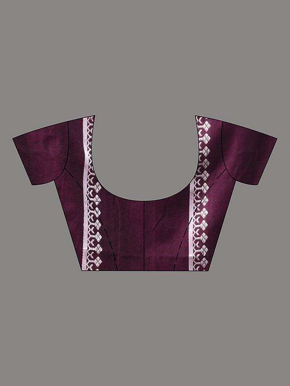 women self design handloom saree with blouse - 22043513 -  Standard Image - 3