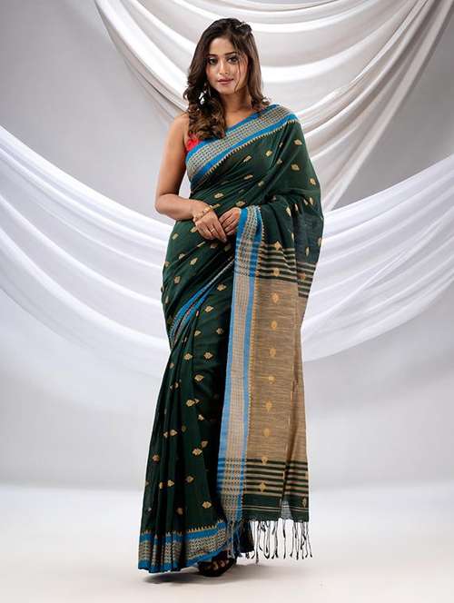women self design handloom saree with blouse - 22043560 -  Standard Image - 0