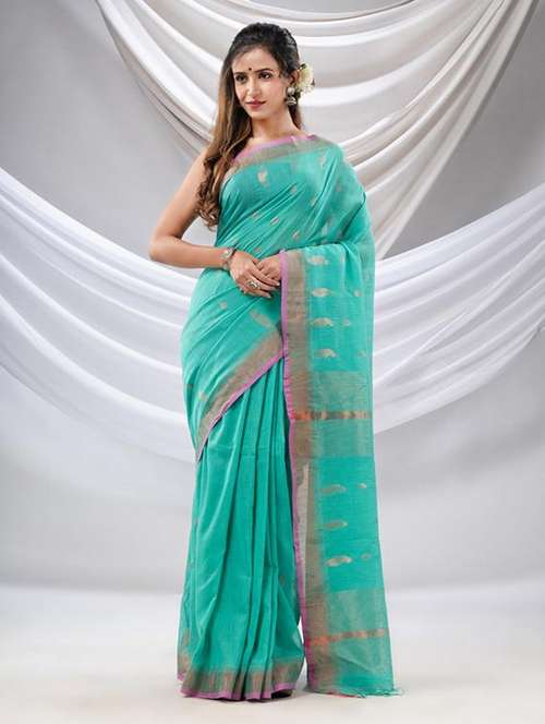 women self design handloom saree with blouse - 22043591 -  Standard Image - 0