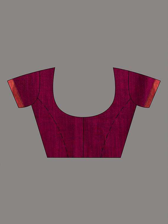 women self design handloom saree with blouse - 22043592 -  Standard Image - 3