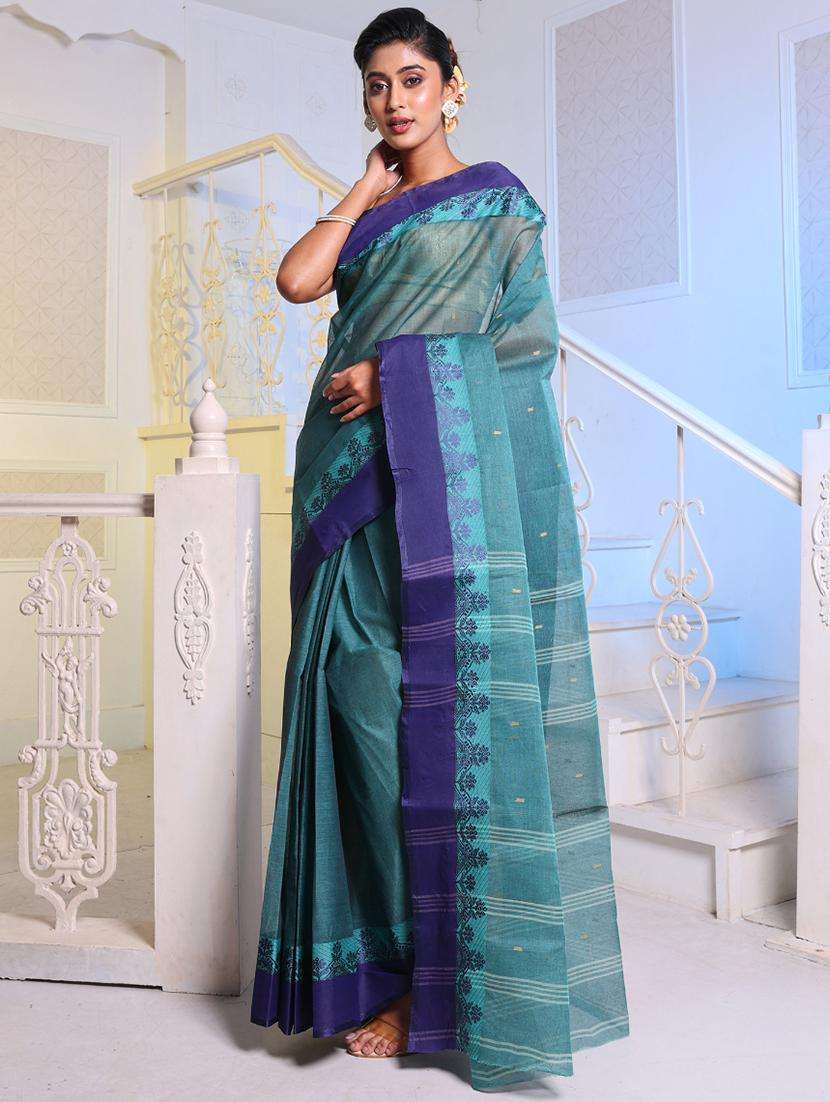 women self design handloom saree