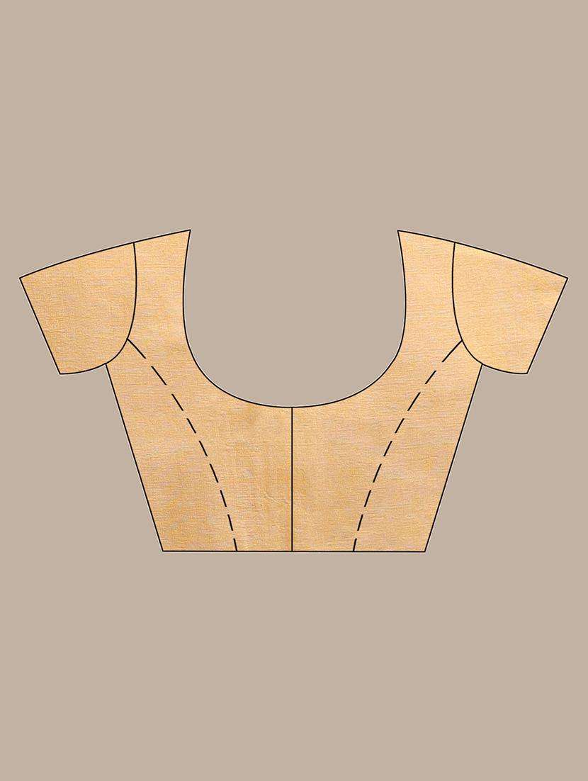 women solid handloom saree with blouse - 22043612 -  Standard Image - 3